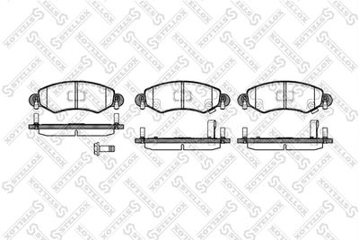 Brake Pad Set, disc brake STELLOX 713 012-SX