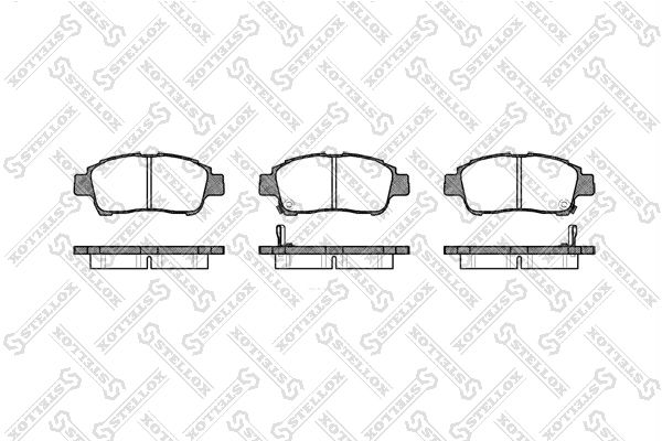 STELLOX 723 002-SX Brake Pad Set, disc brake