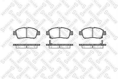 Brake Pad Set, disc brake STELLOX 723 002-SX