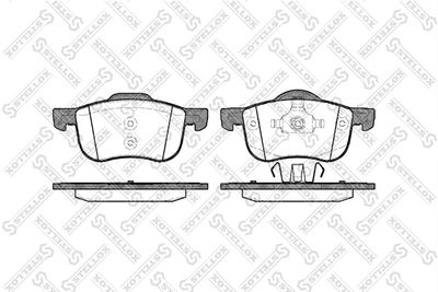 Brake Pad Set, disc brake STELLOX 724 000B-SX