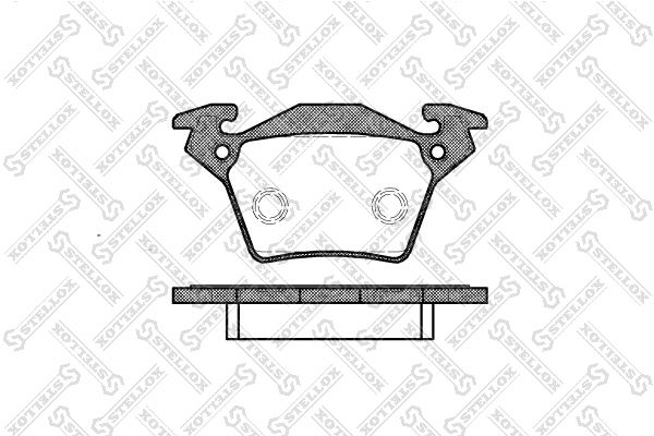 STELLOX 728 000B-SX Brake Pad Set, disc brake