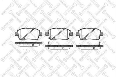 Brake Pad Set, disc brake STELLOX 751 002B-SX