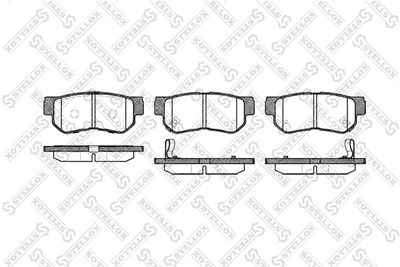 Brake Pad Set, disc brake STELLOX 757 012B-SX