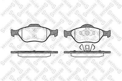 Brake Pad Set, disc brake STELLOX 777 000-SX