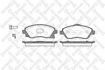 Brake Pad Set, disc brake STELLOX 785 012B-SX