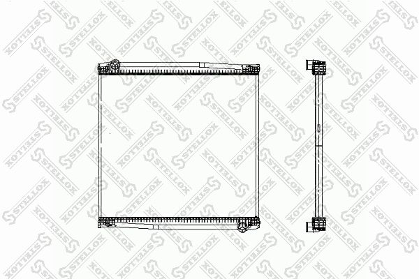 STELLOX 81-03314-SX Radiator, engine cooling