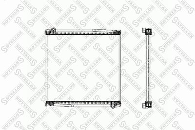 Radiator, engine cooling STELLOX 81-03314-SX