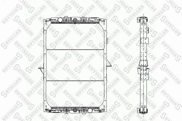 STELLOX 81-03317-SX Radiator, engine cooling