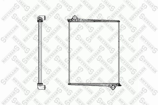 STELLOX 81-03326-SX Radiator, engine cooling