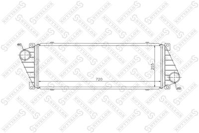 Charge Air Cooler STELLOX 81-10855-SX
