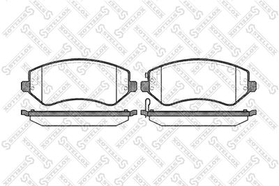 Brake Pad Set, disc brake STELLOX 818 002B-SX