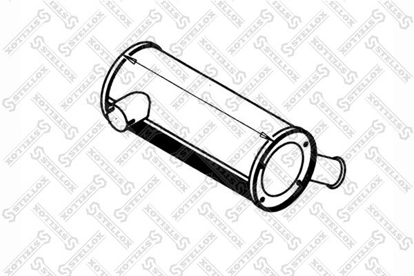 STELLOX 82-03004-SX Centre/Rear Muffler