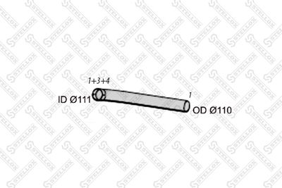 Exhaust Pipe STELLOX 82-03569-SX