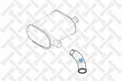 Exhaust Pipe STELLOX 82-03681-SX