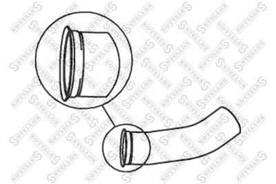 Exhaust Pipe STELLOX 82-03763-SX