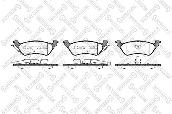 STELLOX 822 000B-SX Brake Pad Set, disc brake