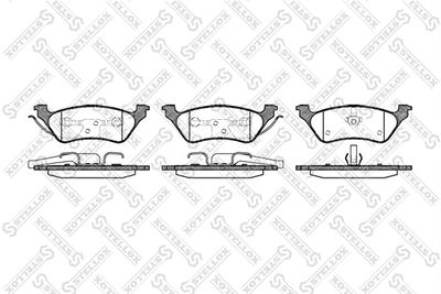 Brake Pad Set, disc brake STELLOX 822 000B-SX