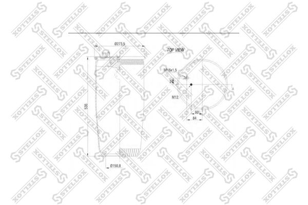 STELLOX 84-00144-SX Bellow, air suspension