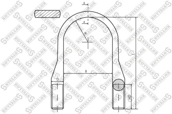 STELLOX 84-54128-SX Spring Clamp