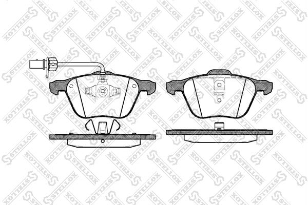 STELLOX 847 002B-SX Brake Pad Set, disc brake