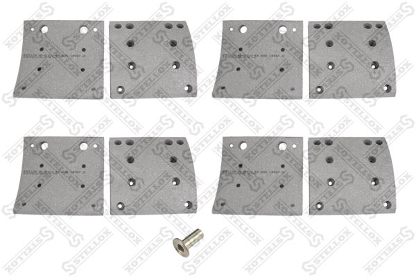 STELLOX 85-01010-SX Brake Lining Kit, drum brake