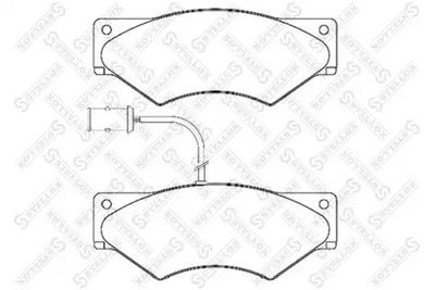 Brake Pad Set, disc brake STELLOX 85-01439-SX