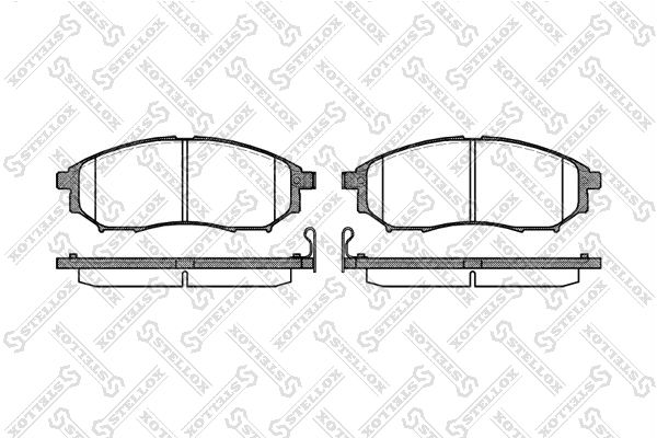 STELLOX 863 014-SX Brake Pad Set, disc brake