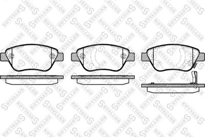 Brake Pad Set, disc brake STELLOX 869 031B-SX