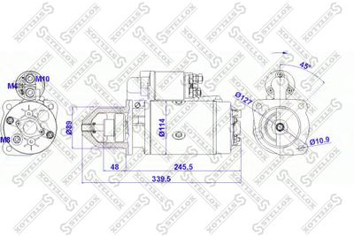 Starter STELLOX 88-02027-SX