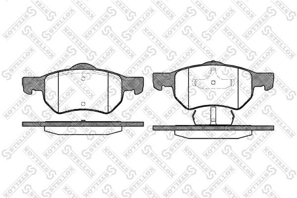 STELLOX 893 000-SX Brake Pad Set, disc brake