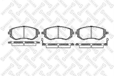 Brake Pad Set, disc brake STELLOX 962 002B-SX