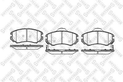 Brake Pad Set, disc brake STELLOX 964 002B-SX