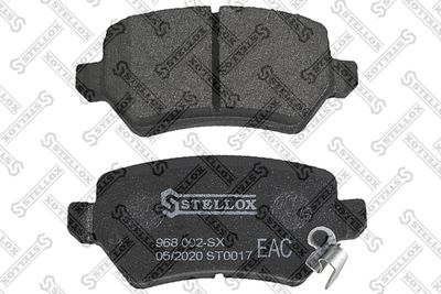 Brake Pad Set, disc brake STELLOX 968 002-SX