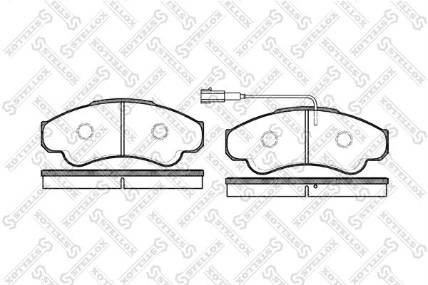 STELLOX 971 001-SX Brake Pad Set, disc brake