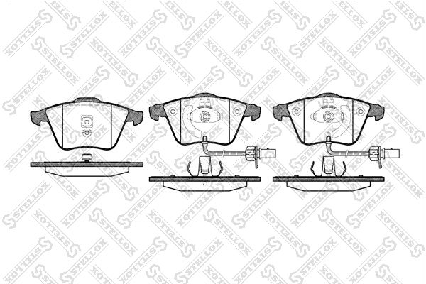 STELLOX 975 002B-SX Brake Pad Set, disc brake