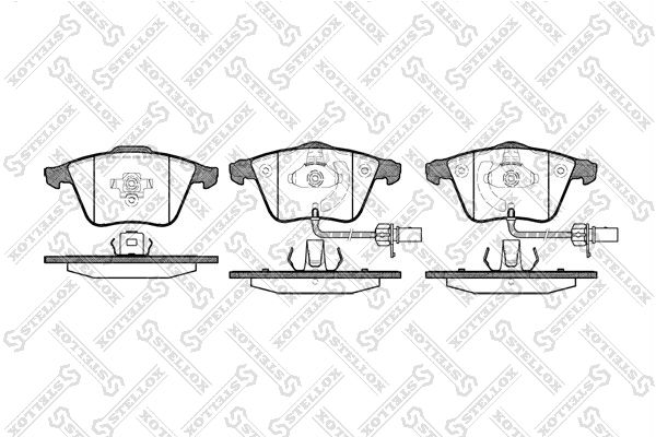 STELLOX 975 012-SX Brake Pad Set, disc brake
