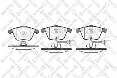 Brake Pad Set, disc brake STELLOX 975 012-SX
