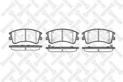 Brake Pad Set, disc brake STELLOX 981 002B-SX