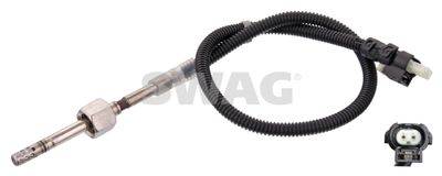 Sensor, exhaust gas temperature SWAG 10 10 0835