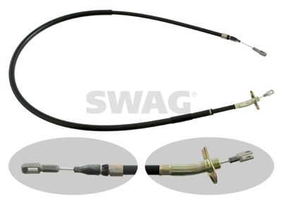 Cable Pull, parking brake SWAG 10 90 9500