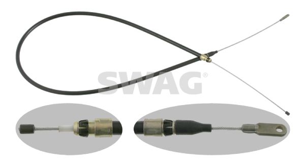 SWAG 10 91 2351 Cable Pull, parking brake