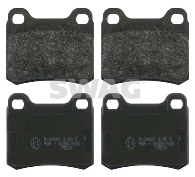 Brake Pad Set, disc brake SWAG 10 91 6154