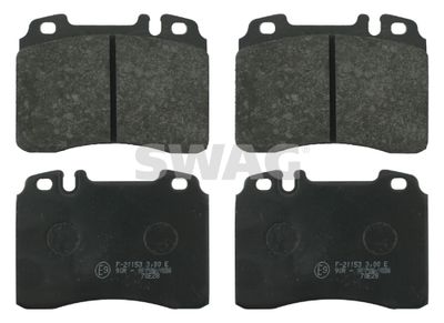 Brake Pad Set, disc brake SWAG 10 91 6247