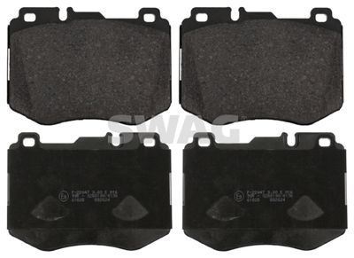 Brake Pad Set, disc brake SWAG 10 91 6986