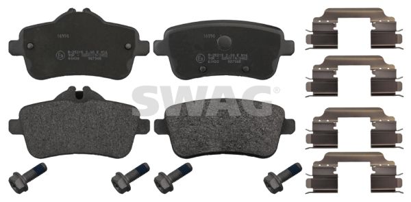 SWAG 10 91 6990 Brake Pad Set, disc brake