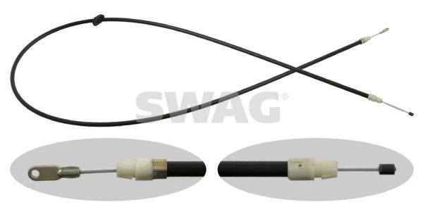SWAG 10 91 8122 Cable Pull, parking brake