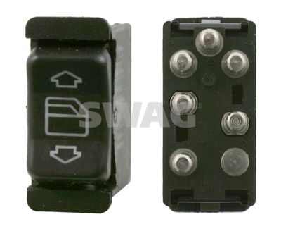 Switch, window regulator SWAG 10 92 1412