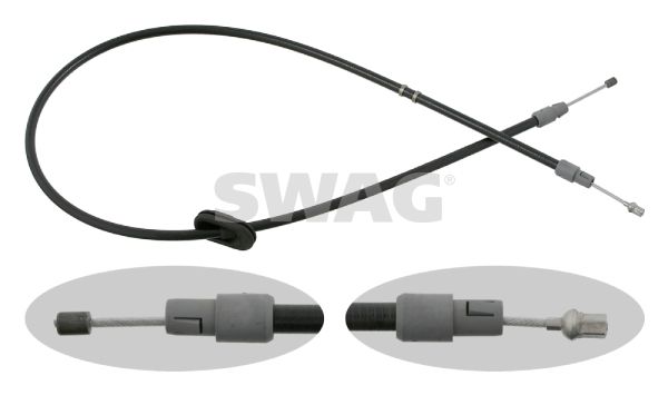 SWAG 10 92 2319 Cable Pull, parking brake