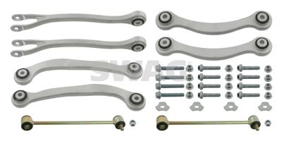 Control/Trailing Arm Kit, wheel suspension SWAG 10 92 4001