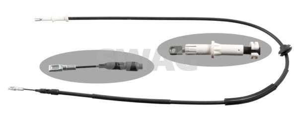 SWAG 10 92 6466 Cable Pull, parking brake